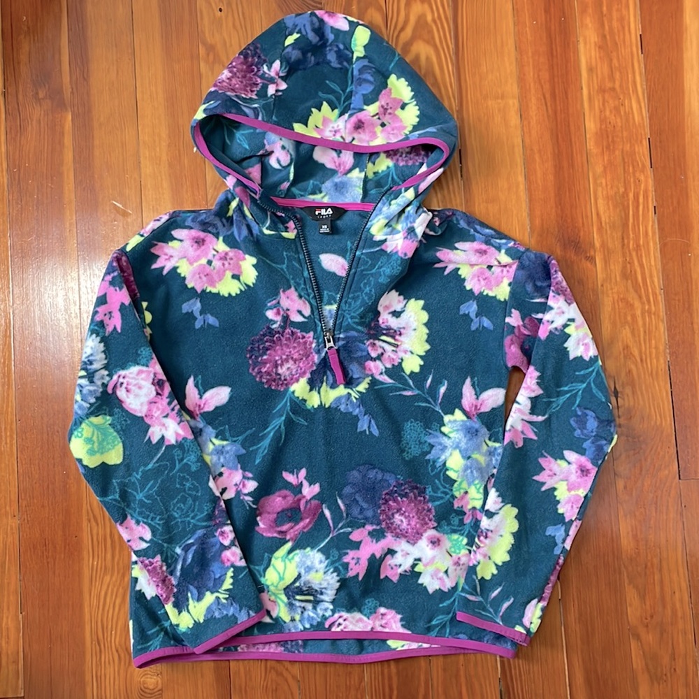 Fila Sport Lightweight Hooded Fleece Jacket